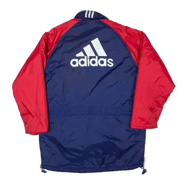 ADIDAS Insulated Sports Coat Blue 90s Mens L