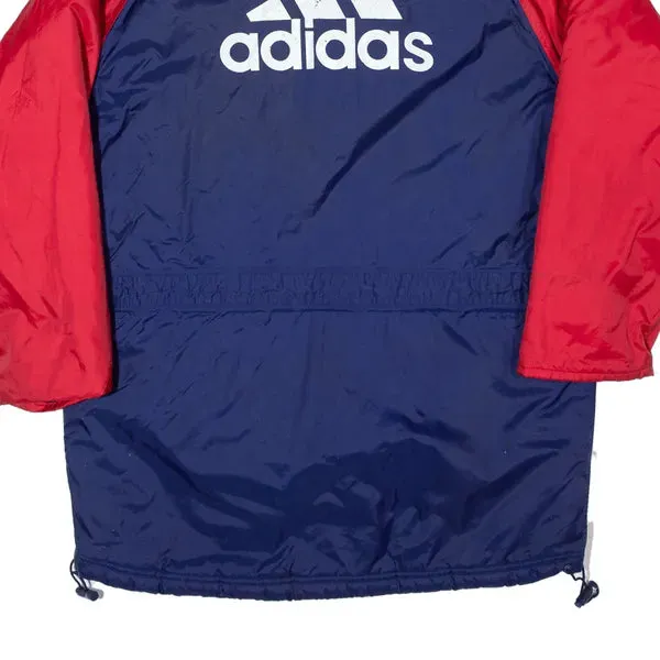 ADIDAS Insulated Sports Coat Blue 90s Mens L
