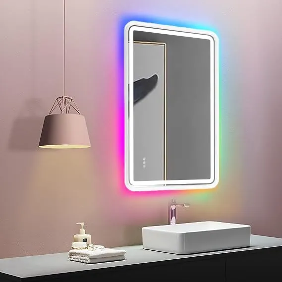 ANDY STAR 28X36 RGB FRONT AND BACKLIT MIRROR
