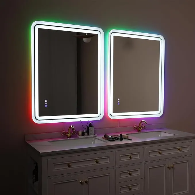 ANDY STAR 28X36 RGB FRONT AND BACKLIT MIRROR