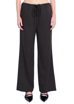 ANGGAE Wool String Detail Pants