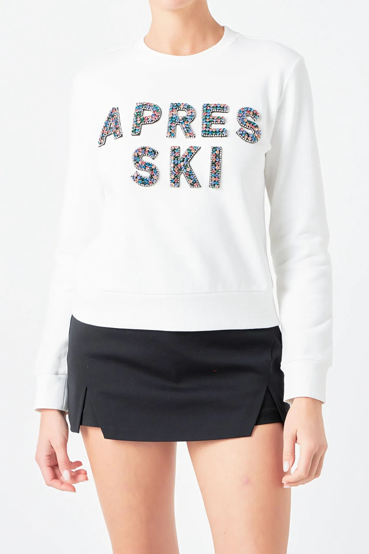 Apres Ski Embellished Sweatshirt