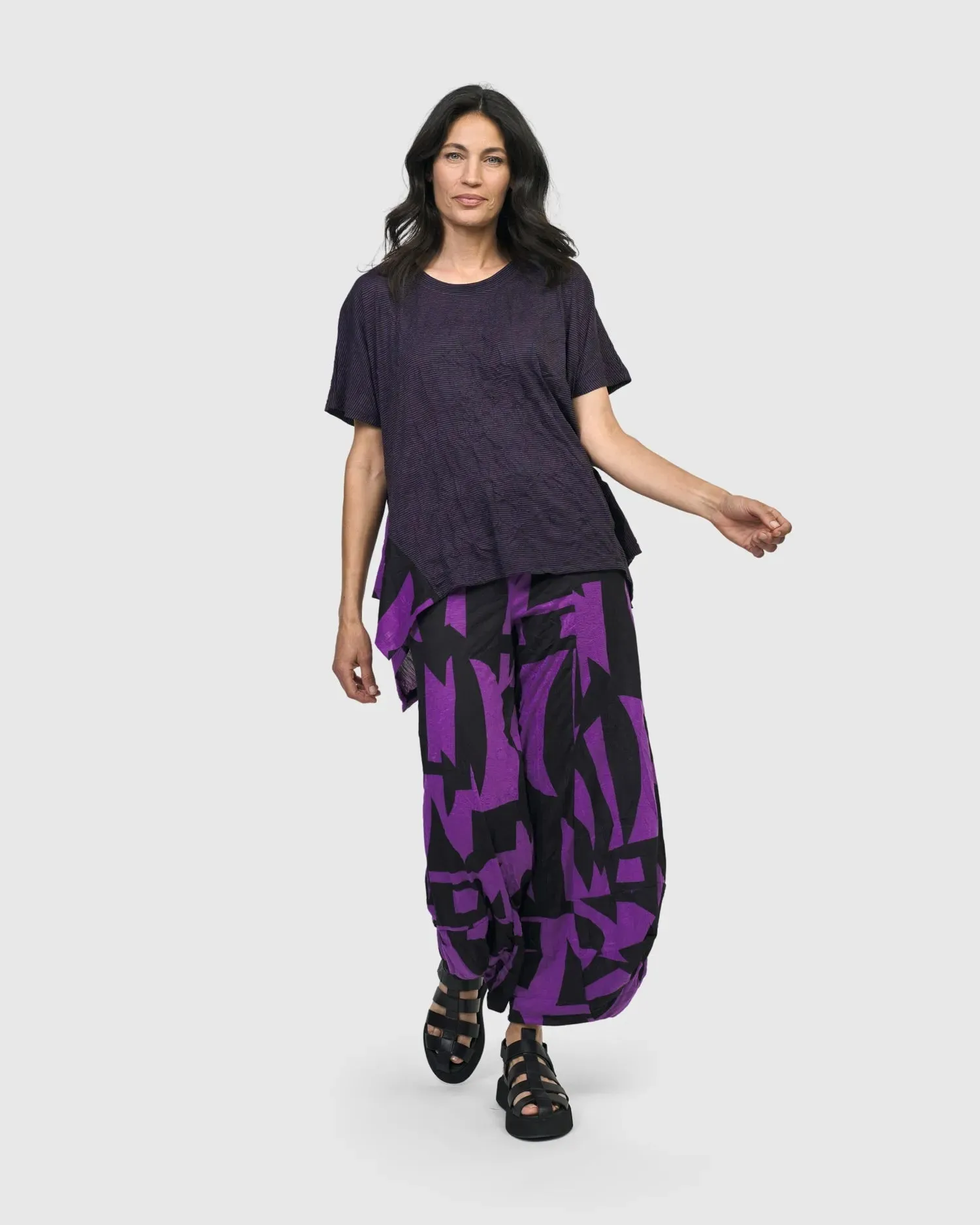 Aura Relaxed Tee, Violet