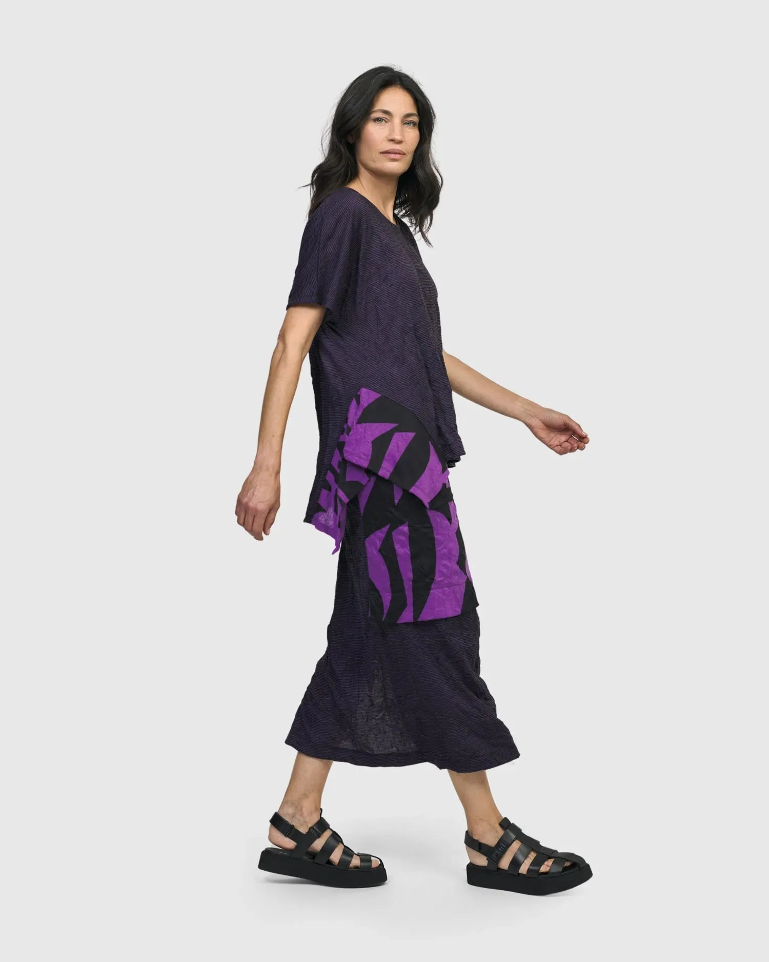 Aura Relaxed Tee, Violet
