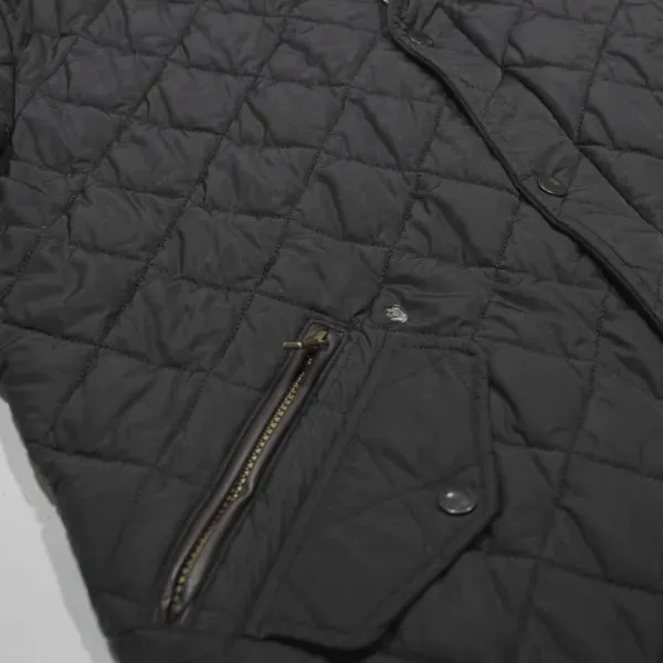 BARBOUR Chelsea Sportsquilt Insulated Quilted Jacket Black Mens S