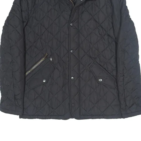 BARBOUR Chelsea Sportsquilt Insulated Quilted Jacket Black Mens S