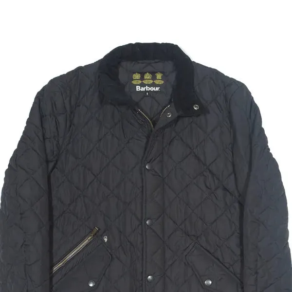 BARBOUR Chelsea Sportsquilt Insulated Quilted Jacket Black Mens S