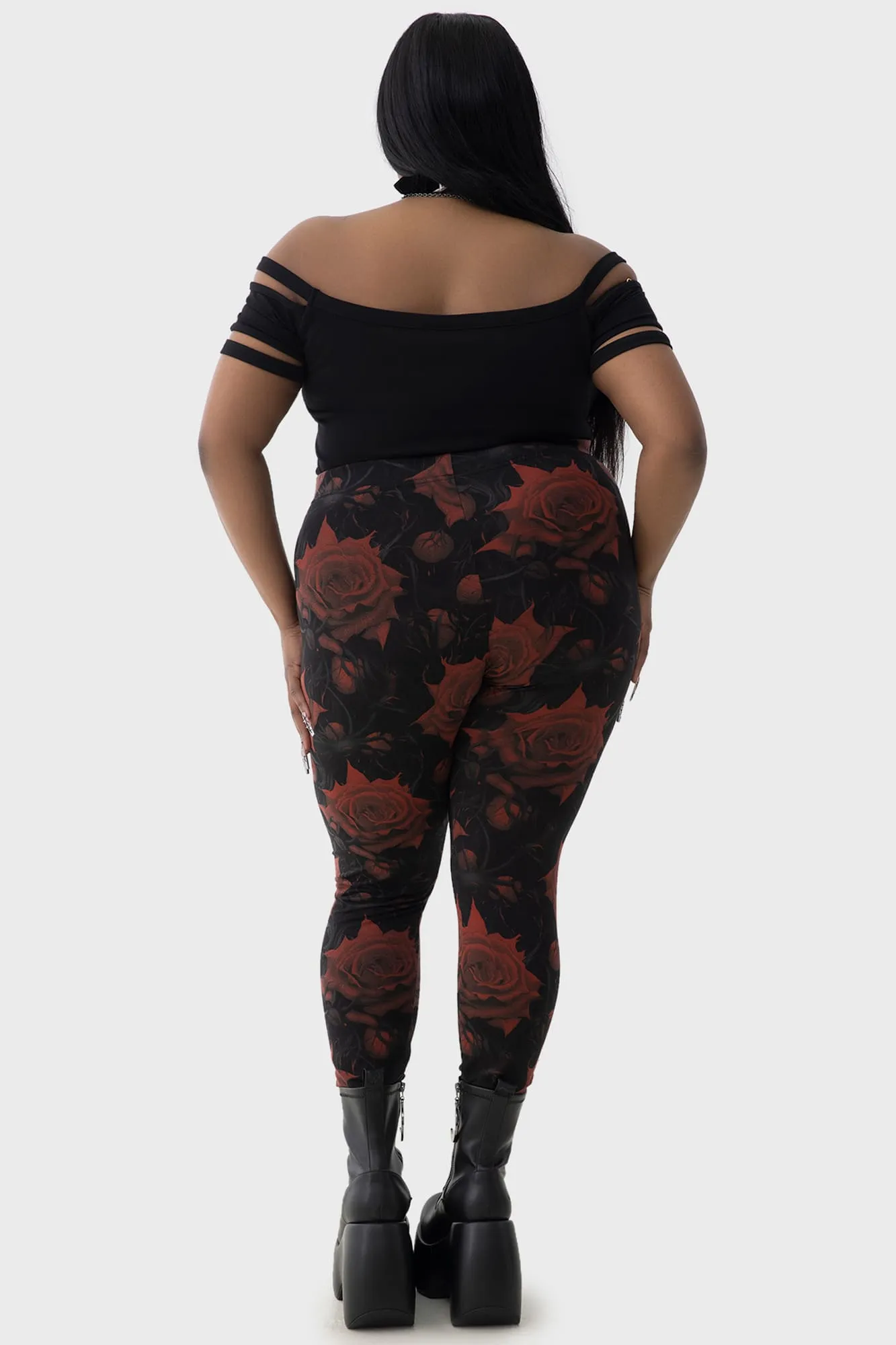 Blood Rose Leggings [PLUS]