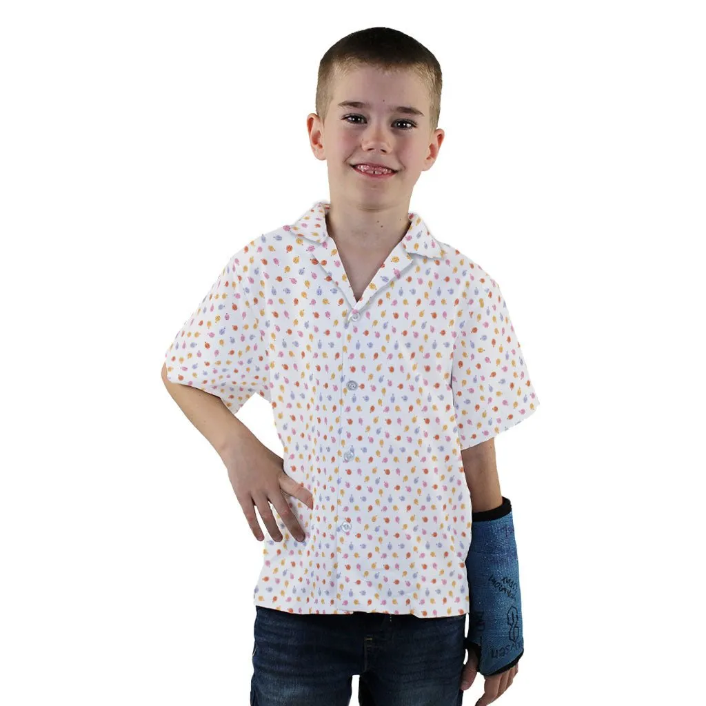 Colorful Wagashi Rabbits Youth Hawaiian Shirt