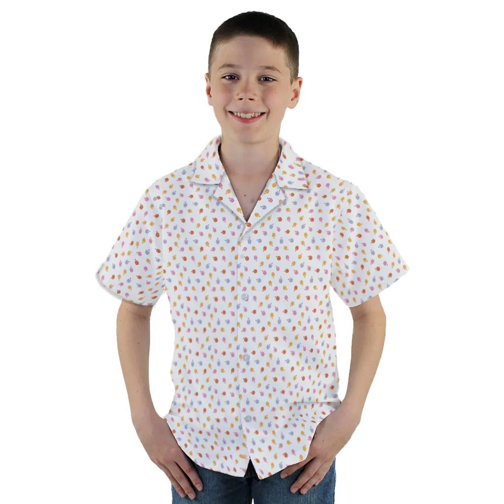 Colorful Wagashi Rabbits Youth Hawaiian Shirt