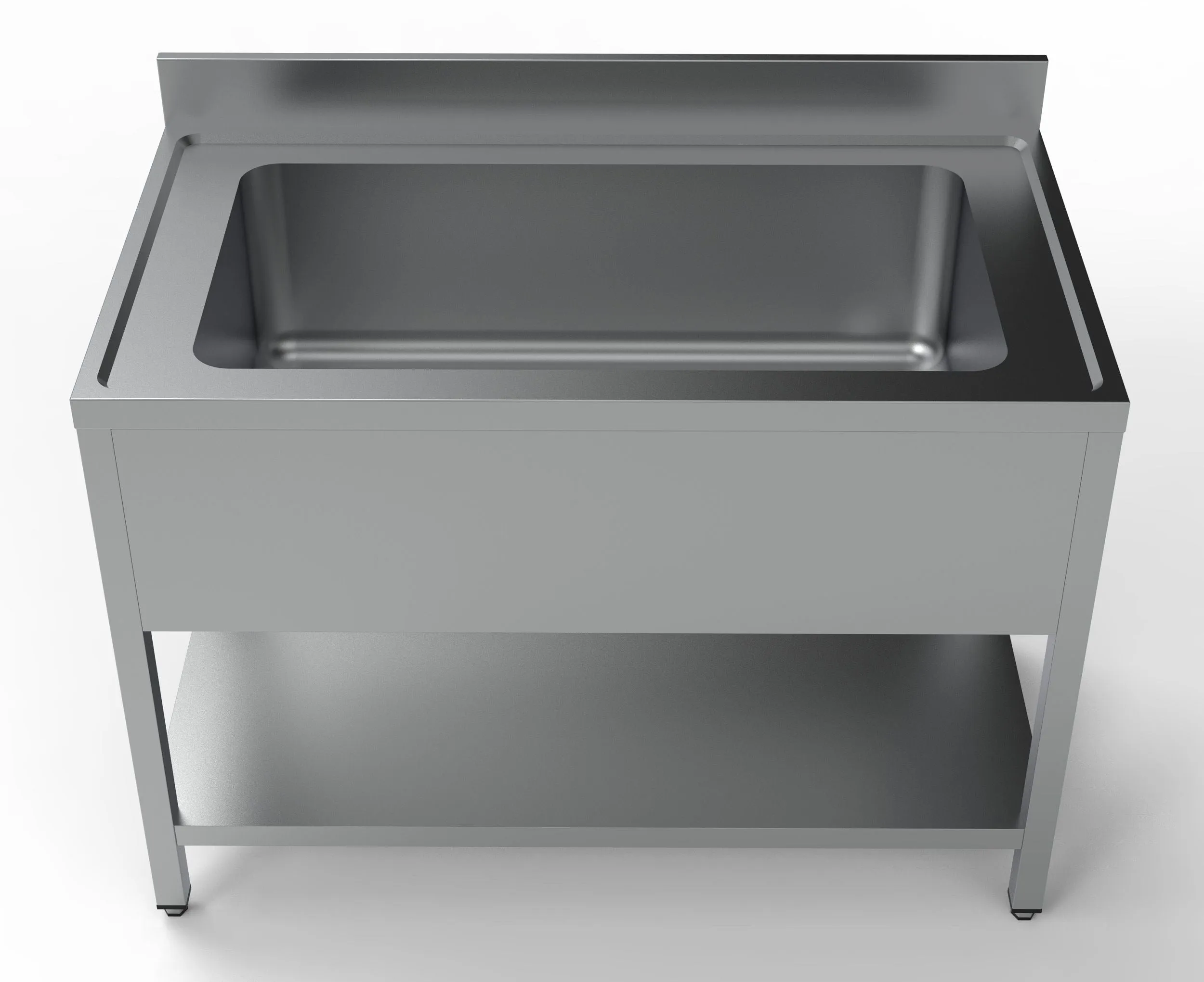 Combisteel Extra Wide Single Pot Wash Catering Sink 1200mm - 7333.1300