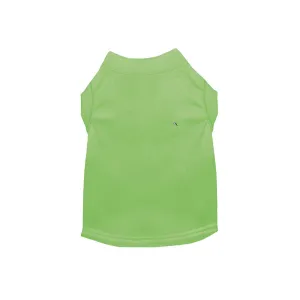 Cotton Poly Blend Tee Shirt in Lime Green