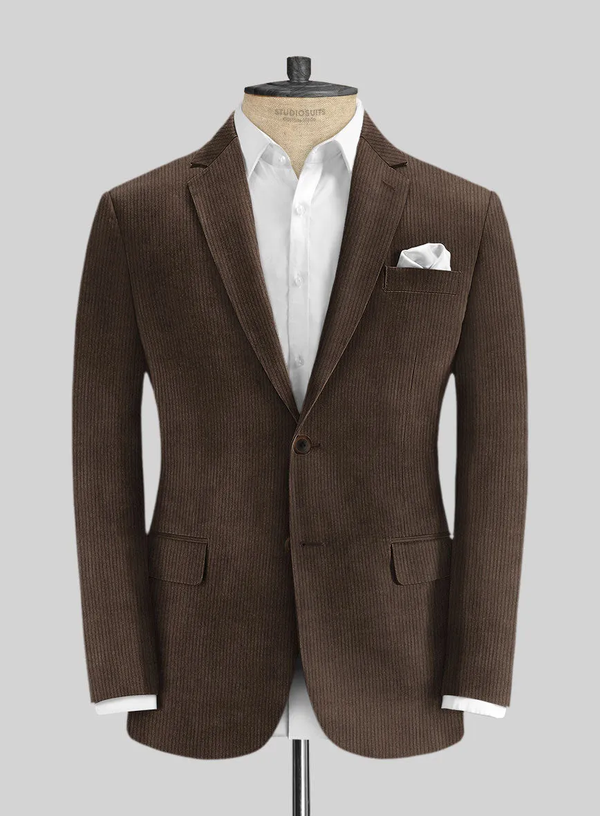 Dark Brown Corduroy Suit