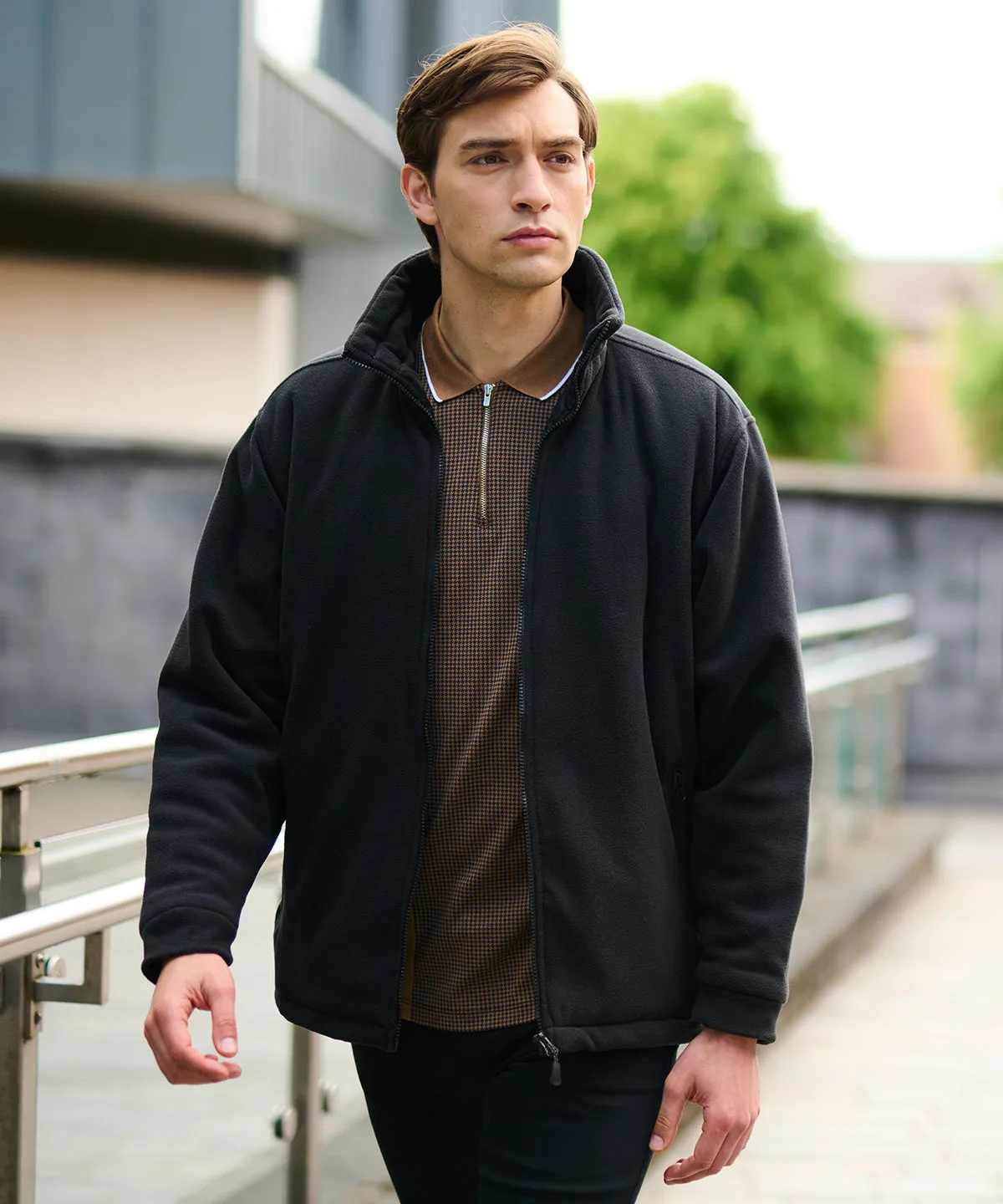 Dark Navy - Asgard II quilted fleece