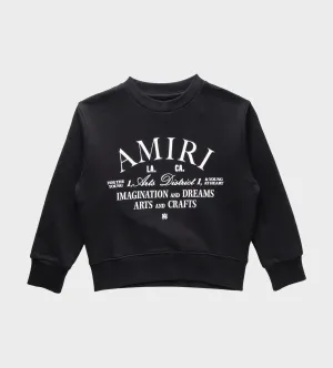 District Crewneck Black