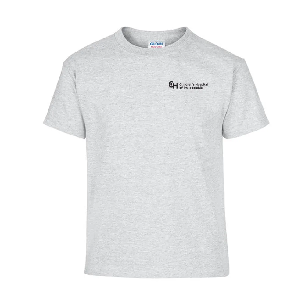 Gildan Youth Heavy Cotton T-Shirt with Black Logo