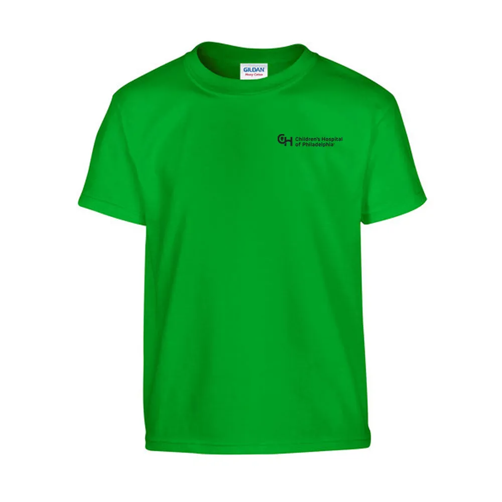 Gildan Youth Heavy Cotton T-Shirt with Black Logo
