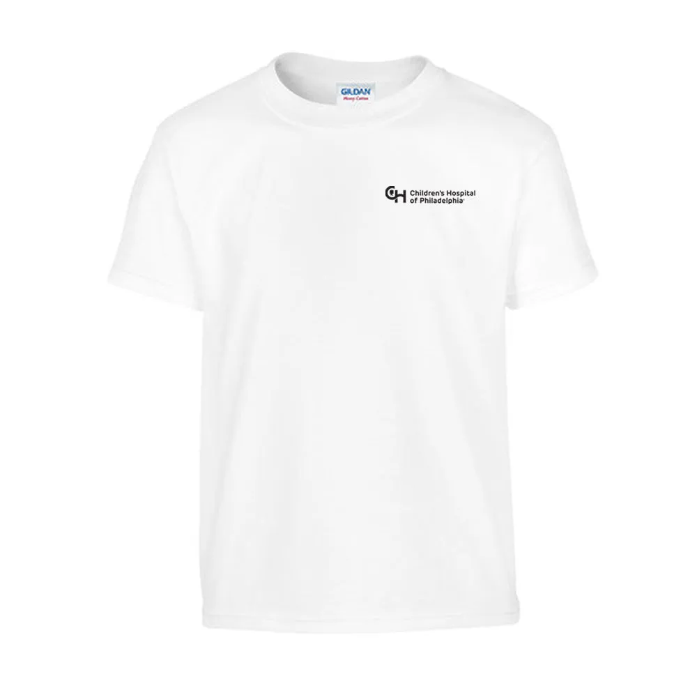 Gildan Youth Heavy Cotton T-Shirt with Black Logo