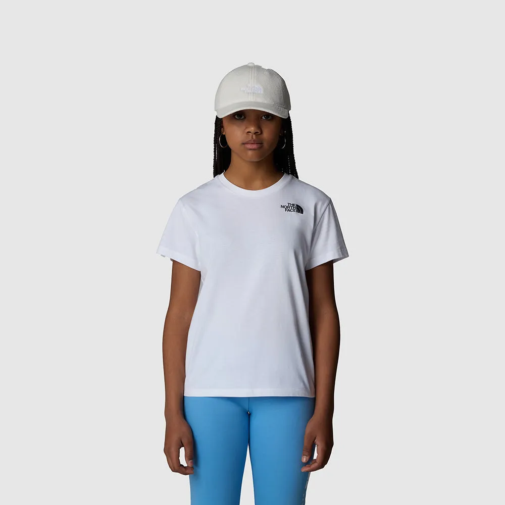 GIRLS' VERTICAL GRAPHIC RELAXED T-SHIRT