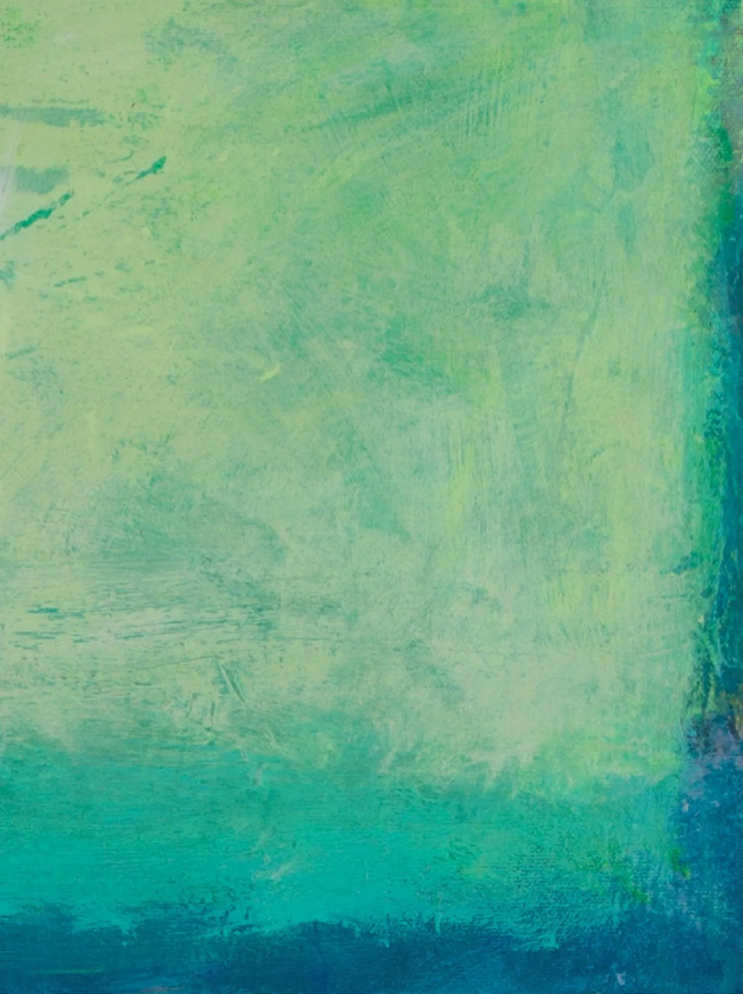 Green Abstract Landscape Painting Blue and Turquoise Original Painting on Canvas Contemporary Abstract Art Wall Decor Texture Painting