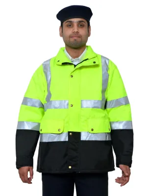 High Visibility Jacket - Yellow & Black