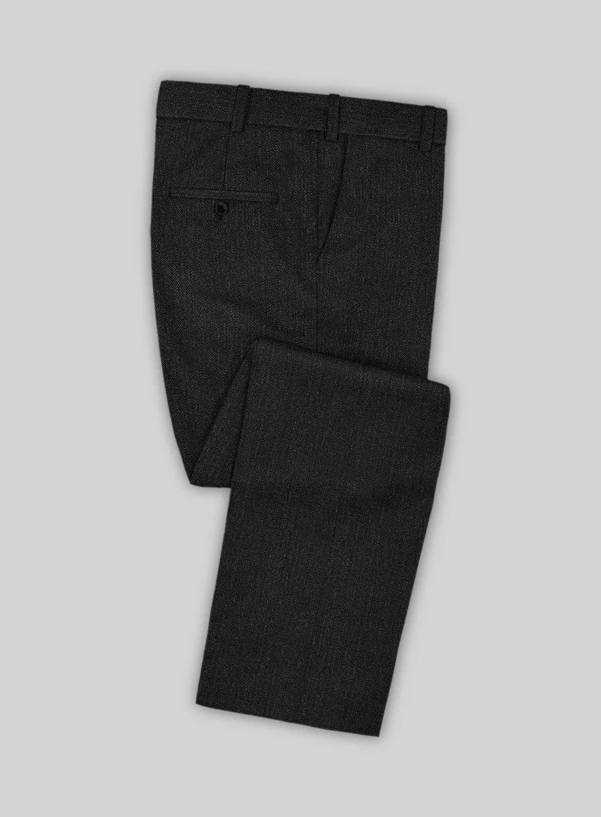 Huddersfield Stretch Charcoal Wool Suit