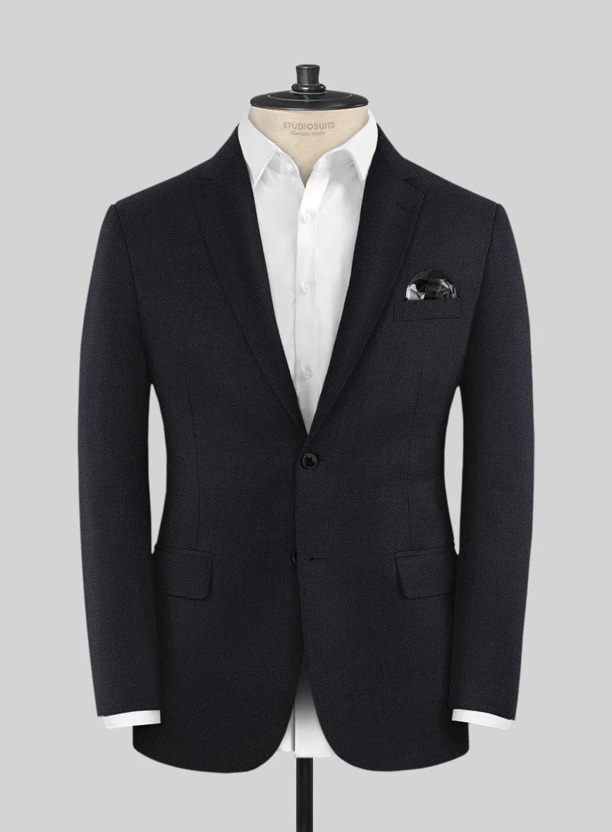 Huddersfield Stretch Midnight Blue Wool Suit