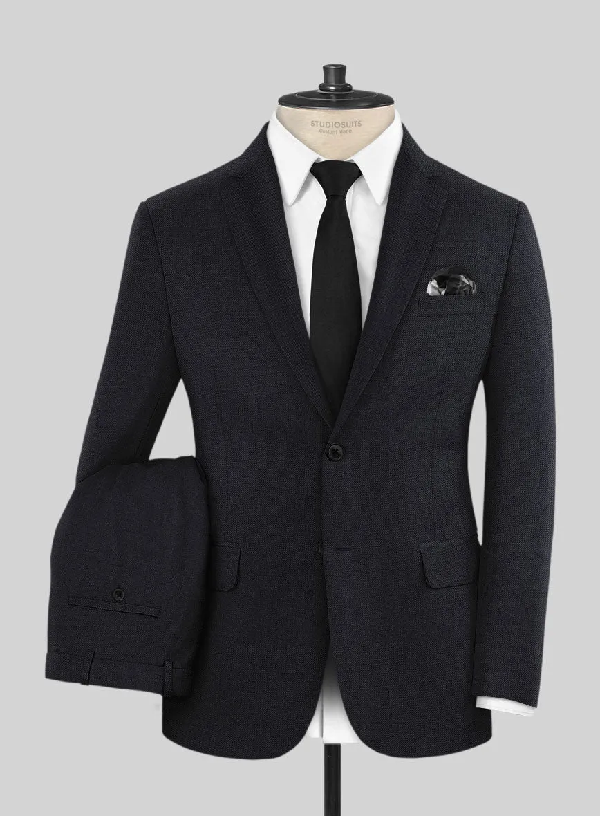 Huddersfield Stretch Midnight Blue Wool Suit