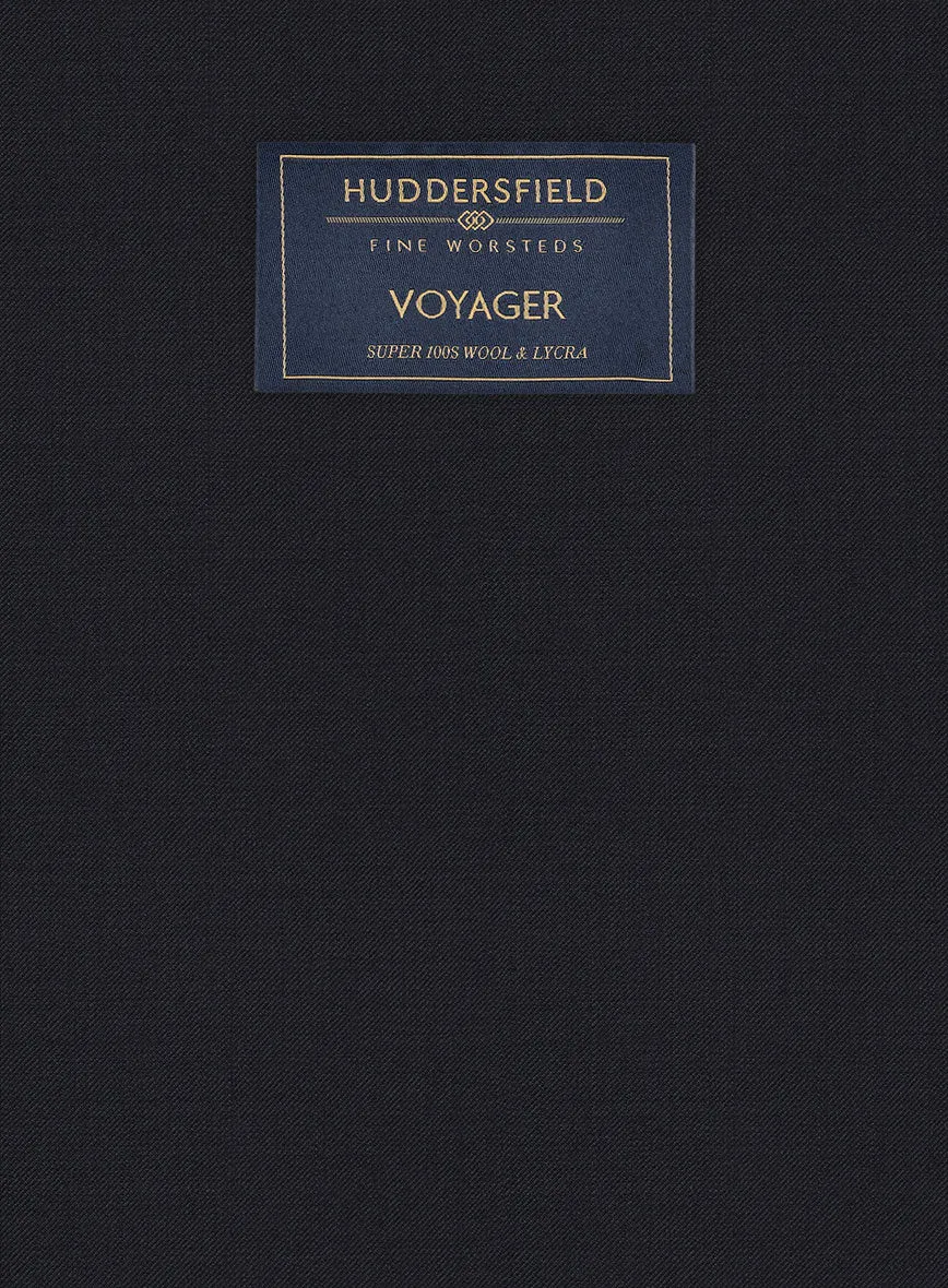 Huddersfield Stretch Midnight Blue Wool Suit
