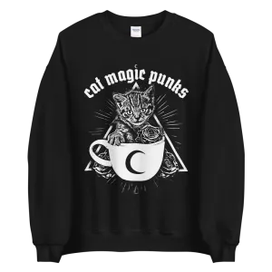 Kitty Cup Crewneck Sweatshirt