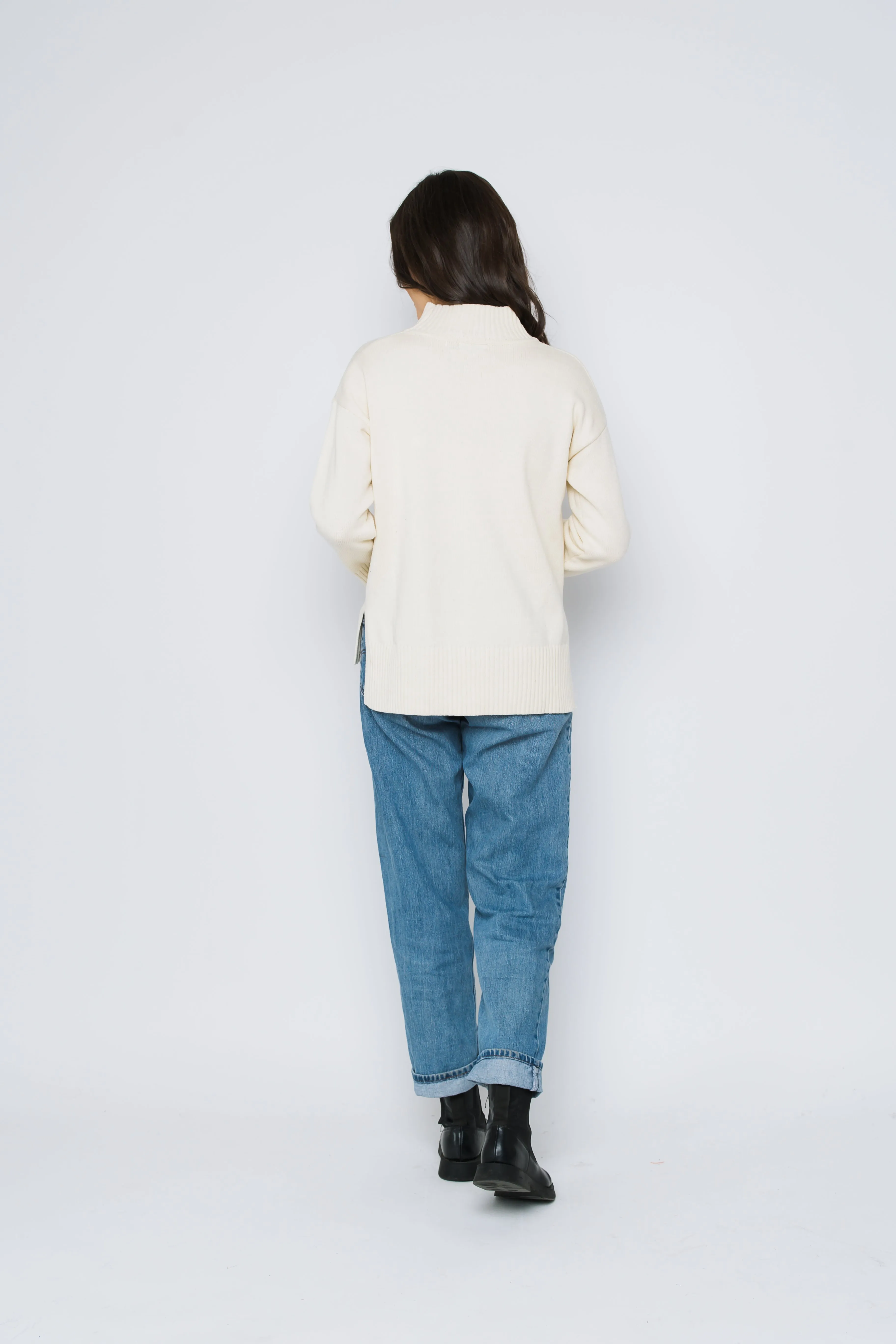 Lita-Mock Neck Pullover