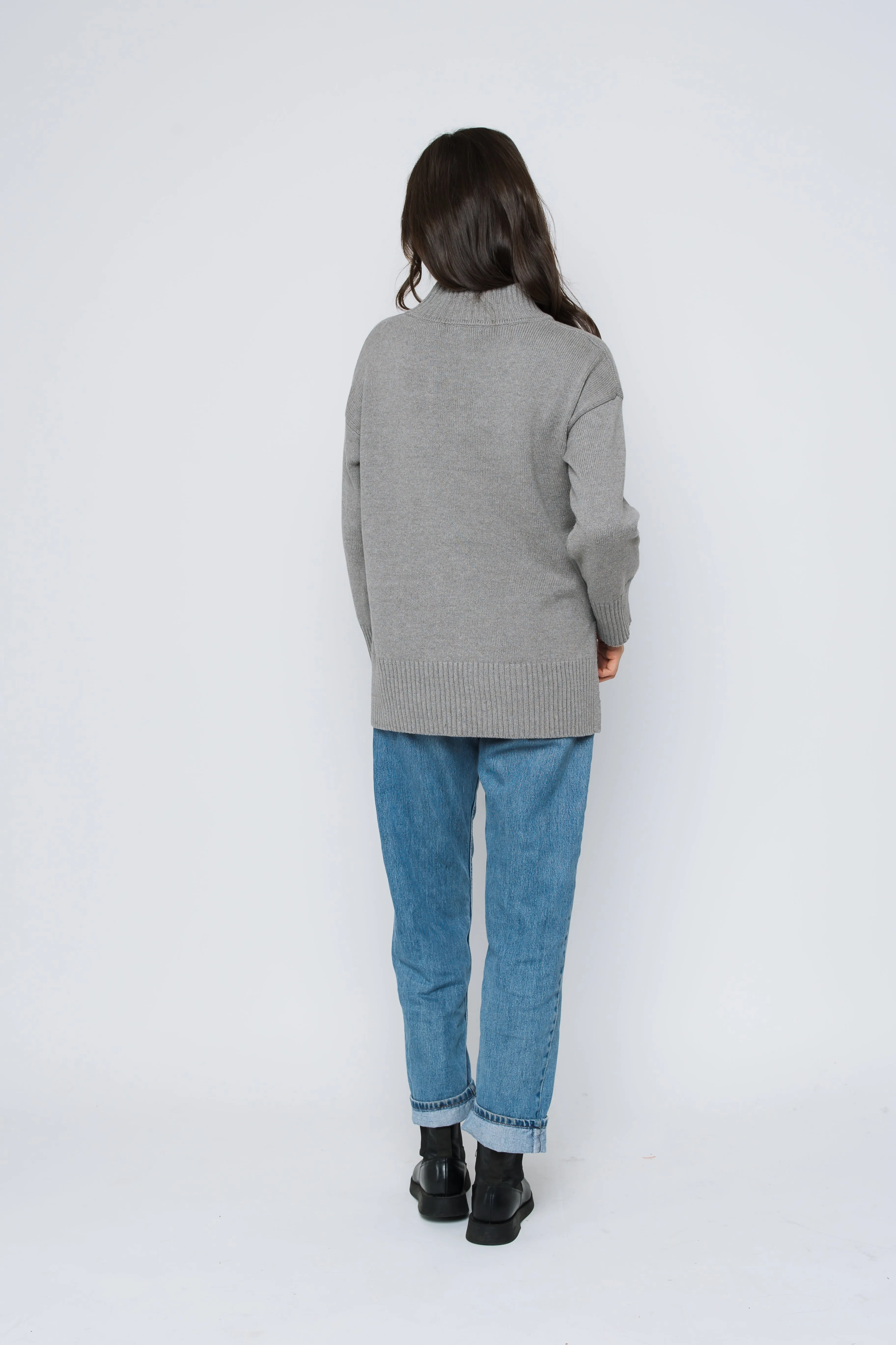 Lita-Mock Neck Pullover