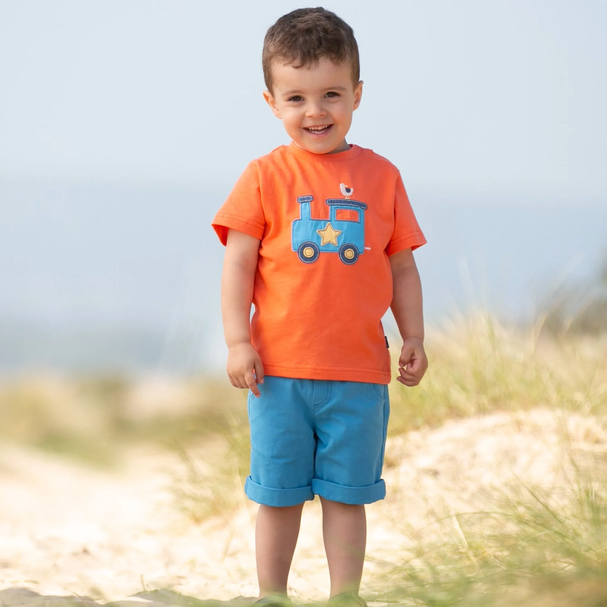 Mini yacht shorts azure