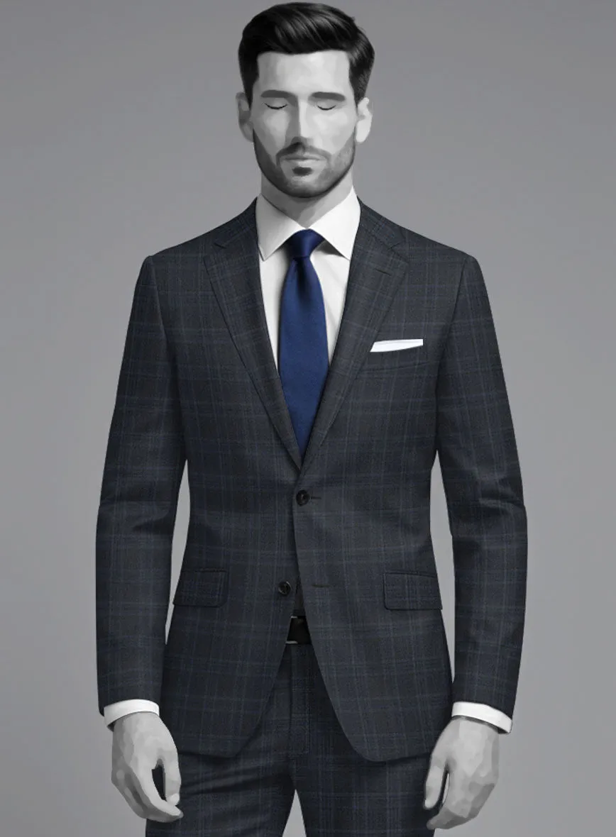 Napolean Gatsby's Blue Glen Wool Suit