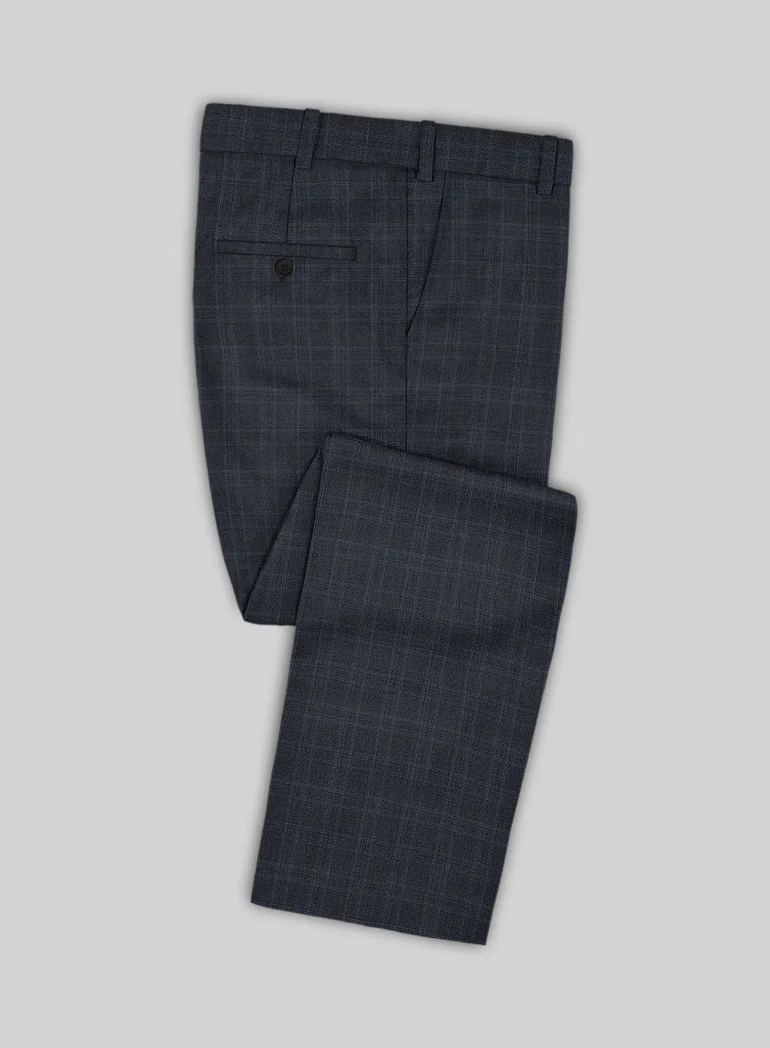 Napolean Gatsby's Blue Glen Wool Suit