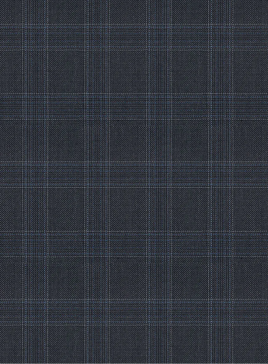Napolean Gatsby's Blue Glen Wool Suit