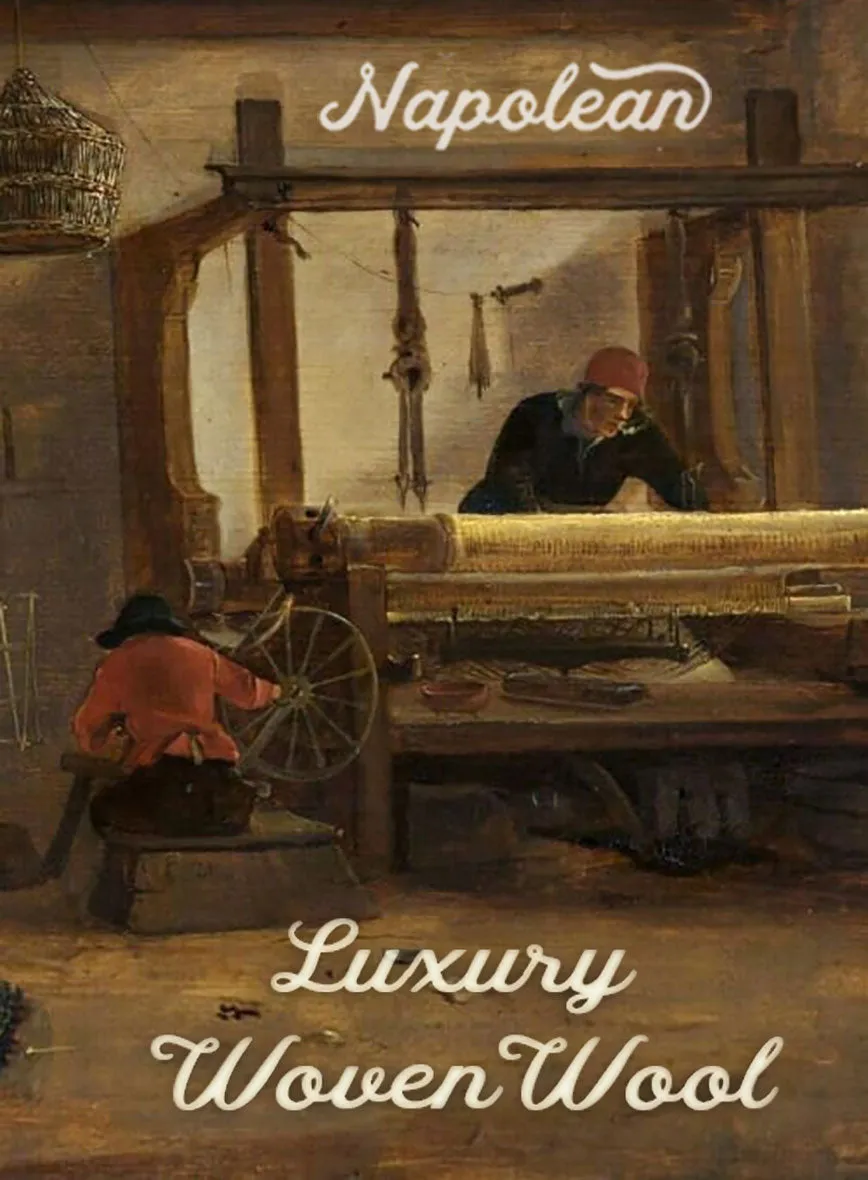 Napolean Gatsby's Blue Glen Wool Suit