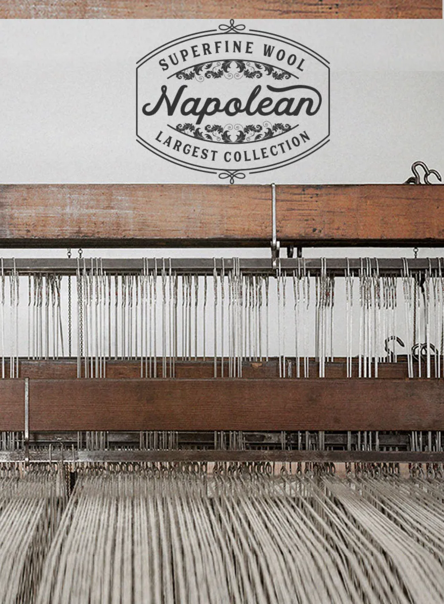 Napolean Gatsby's Blue Glen Wool Suit