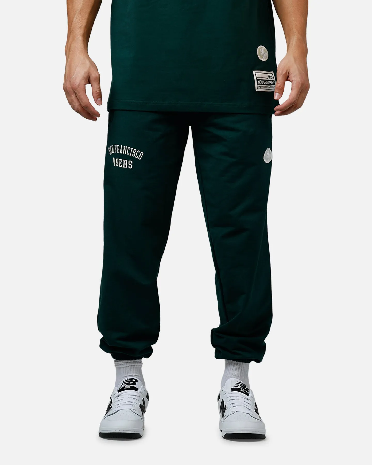 New Era San Francisco 49ers Logo Select Sweat Pants Dark Green