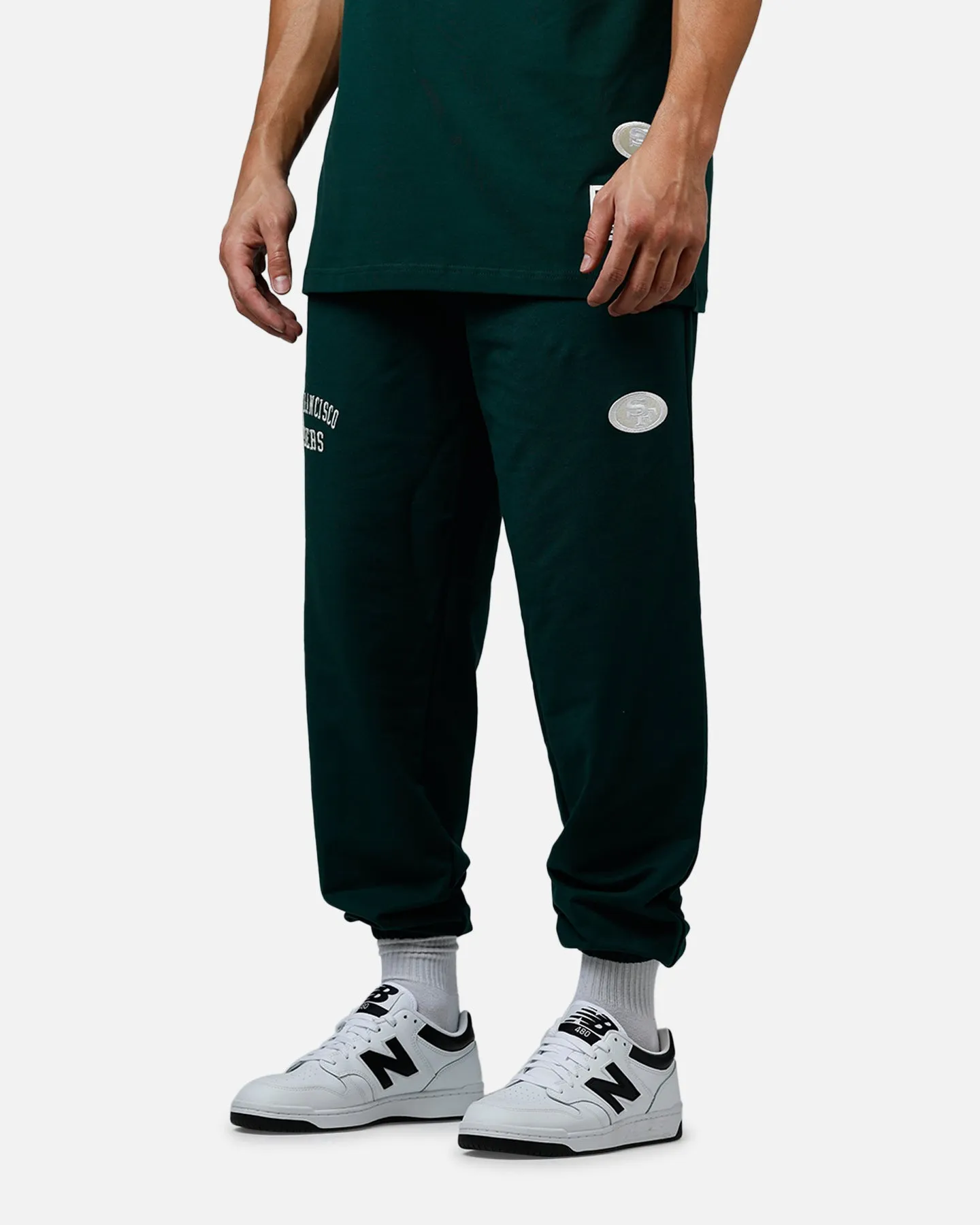 New Era San Francisco 49ers Logo Select Sweat Pants Dark Green