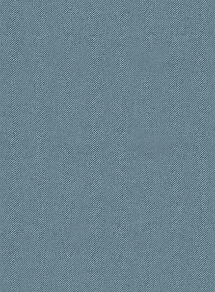 Nord Blue Feather Cotton Canvas Stretch Suit
