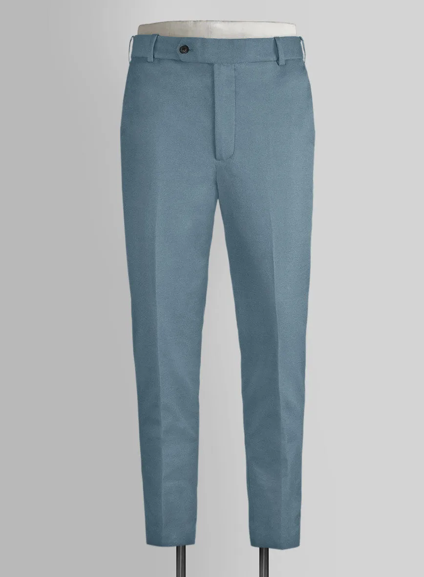 Nord Blue Feather Cotton Canvas Stretch Suit