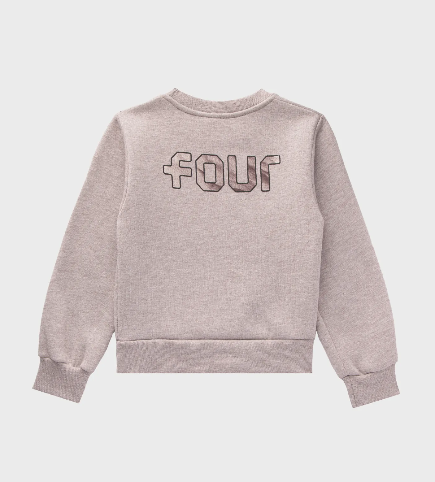 Outline Logo Crewneck Sand Melange