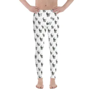 Polka Skulls by Robert Bowen Men's Leggings