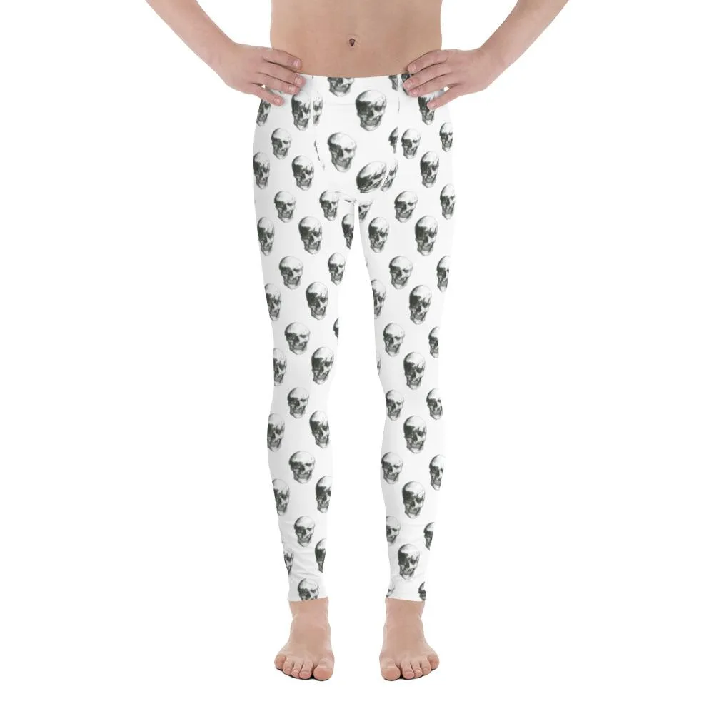 Polka Skulls by Robert Bowen Men's Leggings
