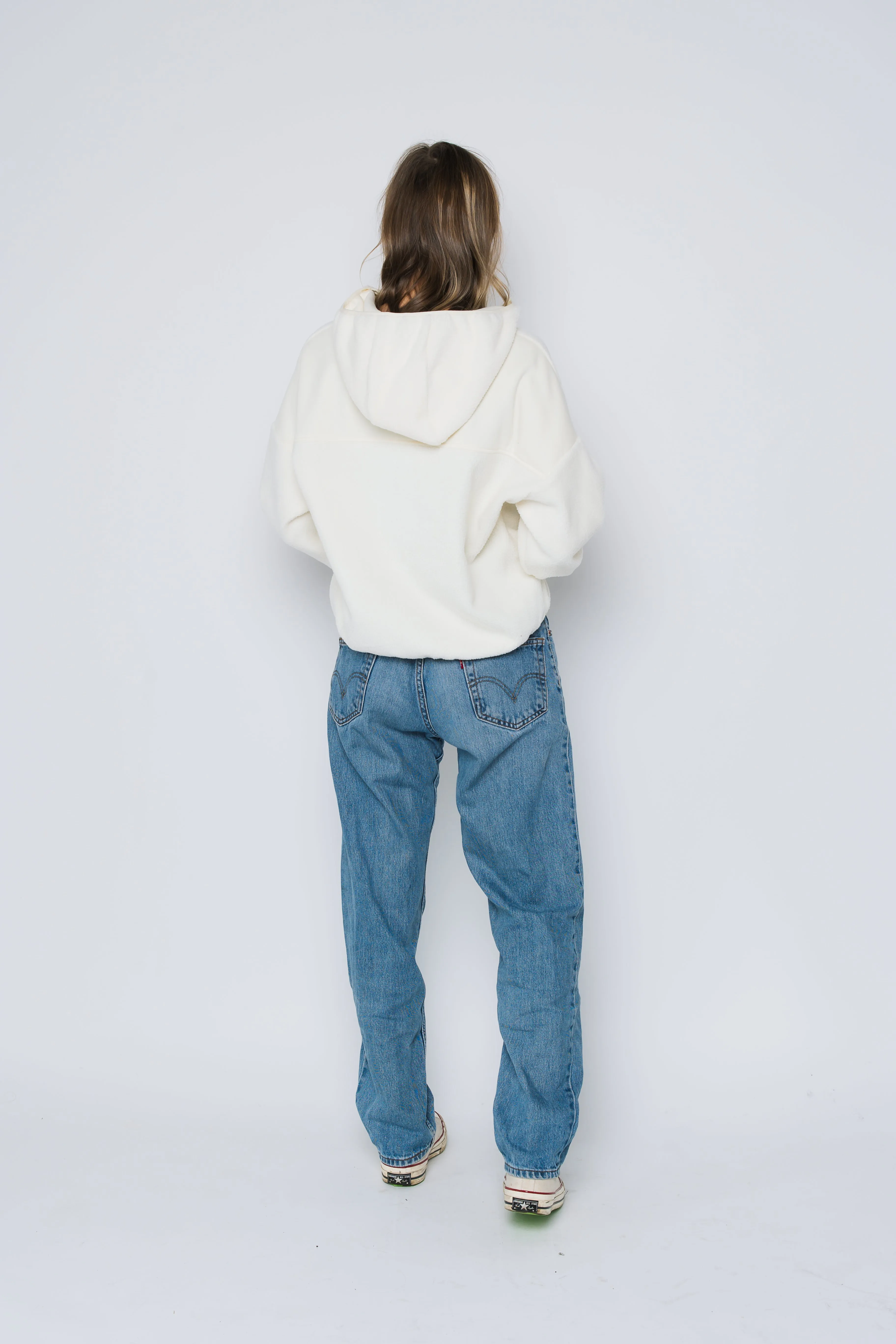 Quinn-Half Zip Sherpa Pullover