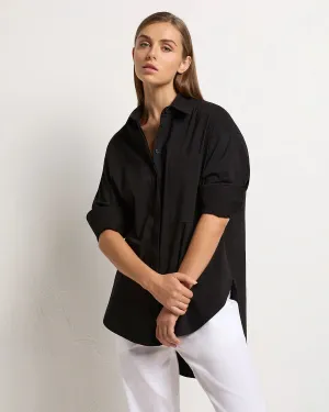 RELAXED POCKET SHIRT- WHITE