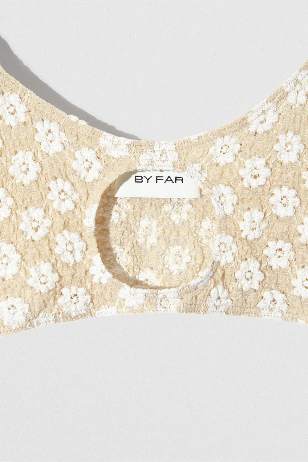 Rubi Bralette Beige Floral Lace