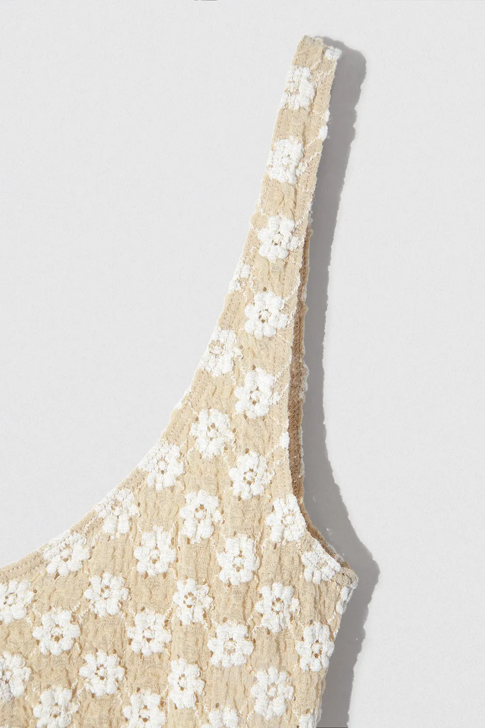 Rubi Bralette Beige Floral Lace