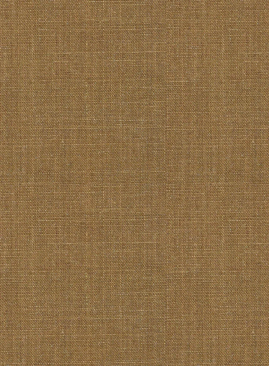 Sepia Brown Linen Suit